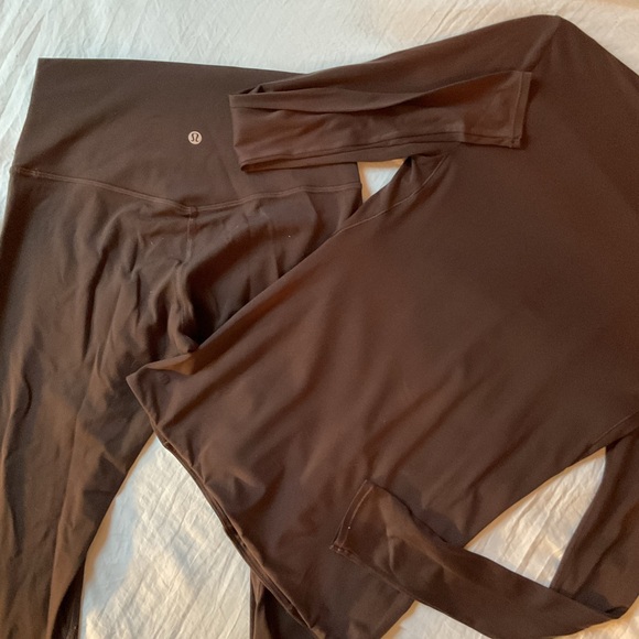 lululemon athletica Pants - lululemon Work Out Set | Brown 2-Piece Set | Size 8 ☕️